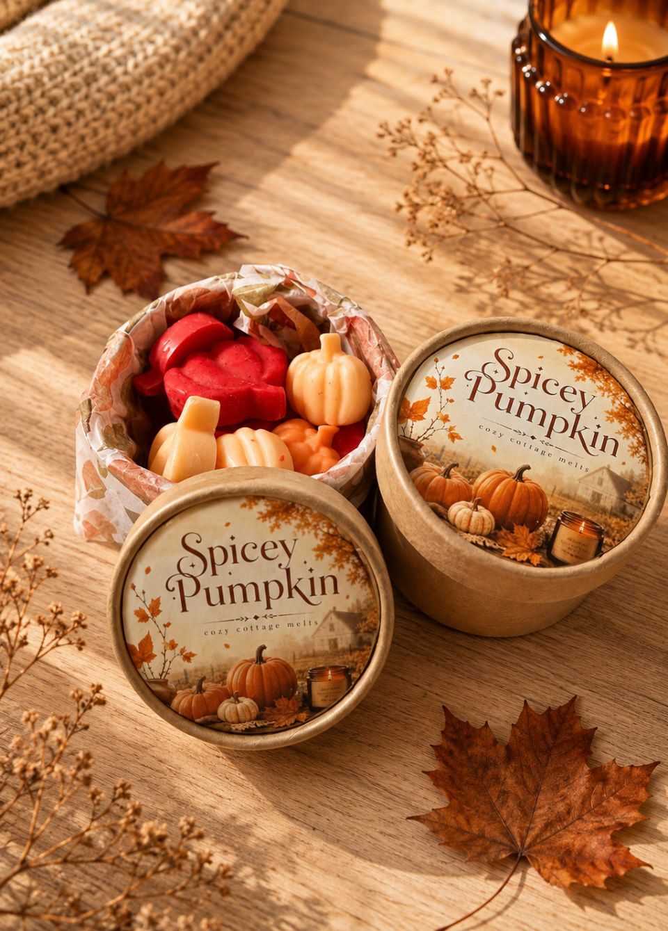 Spice Pumpkin Waxmelts giftbox