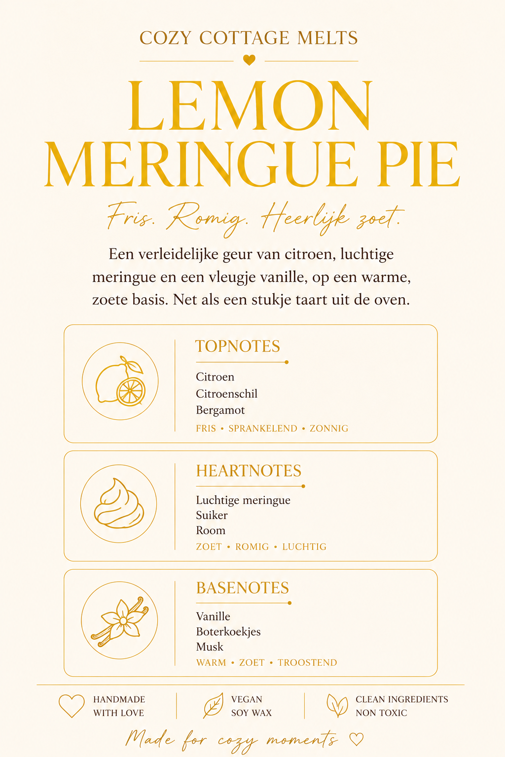 Latte Lemon Merinque Pie Waxmelt
