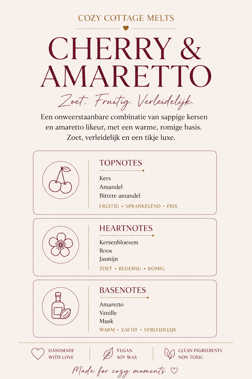 Cherry Latte Amaretto Waxmelt
