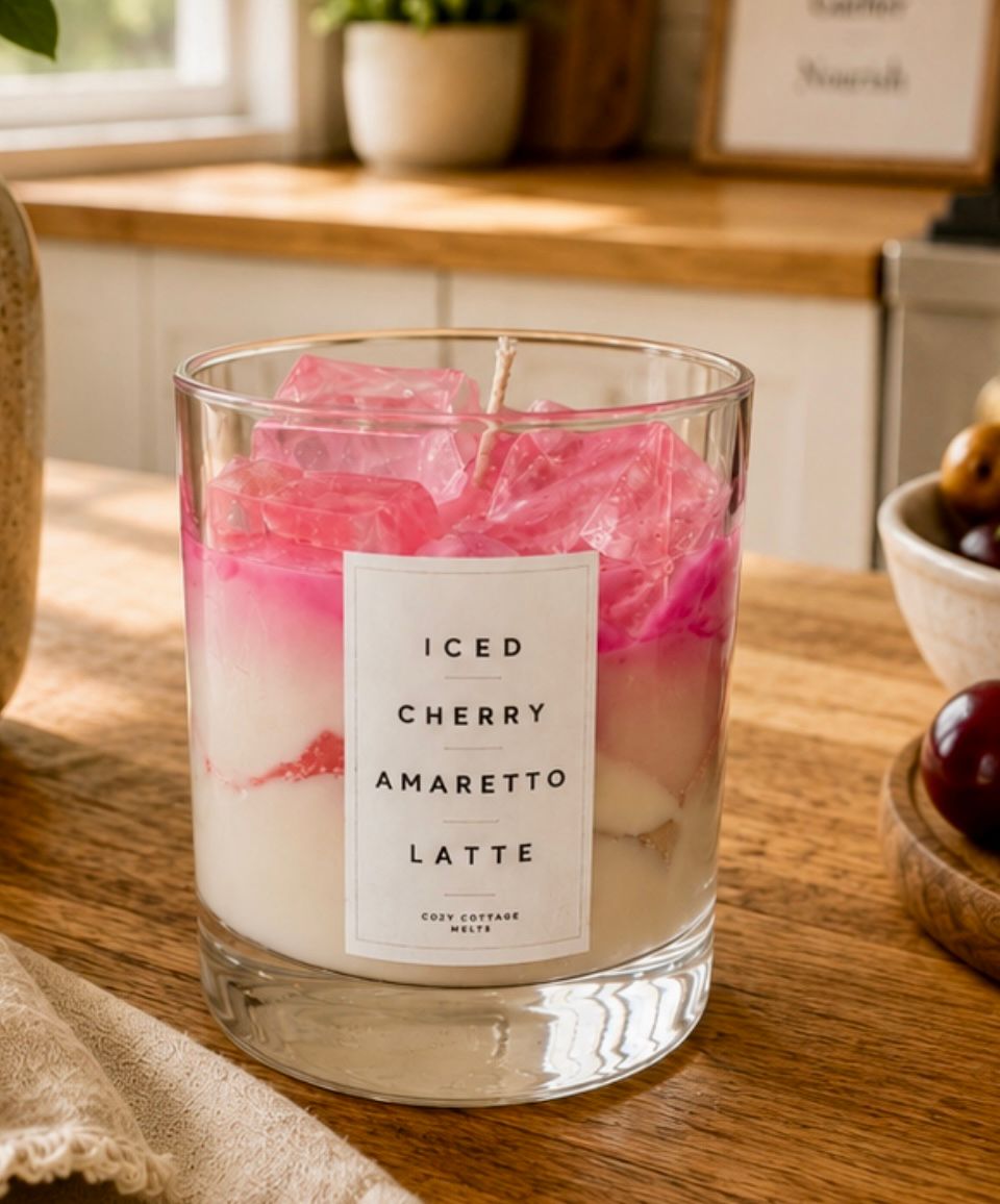 Iced Cherry Amaretto Latte