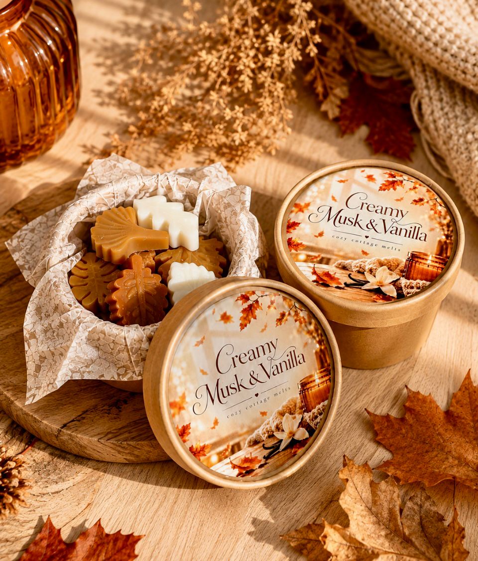 Herfstblaadjes Creamy musk & Vanilla giftbox