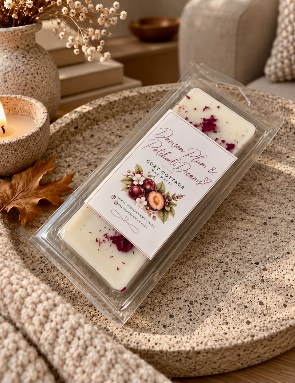 Damson Plum & Patchouli Dreams waxmelt